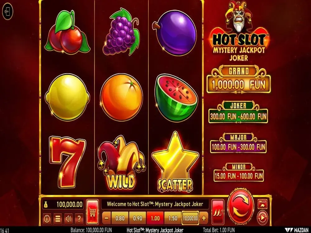 Mystery Joker Ovocný online slot Hot Slot Mystery Jackpot Joker, jackpoty a symboly