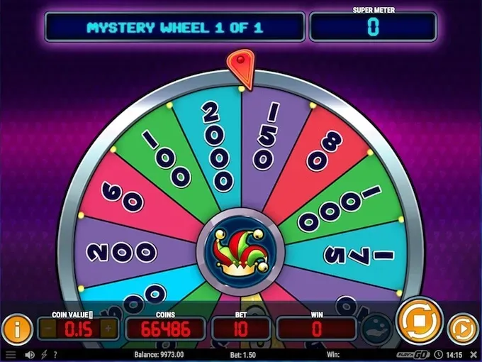 Mystery Joker Barevné herní kolo štěstí s bonusovými odměnami