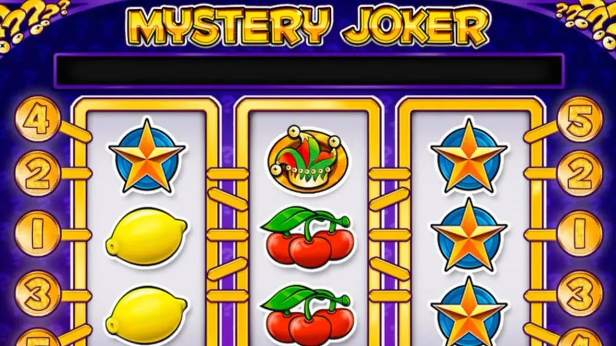 Mystery Joker Online automat Mystery Joker s ovocem, hvězdami a žolíkem
